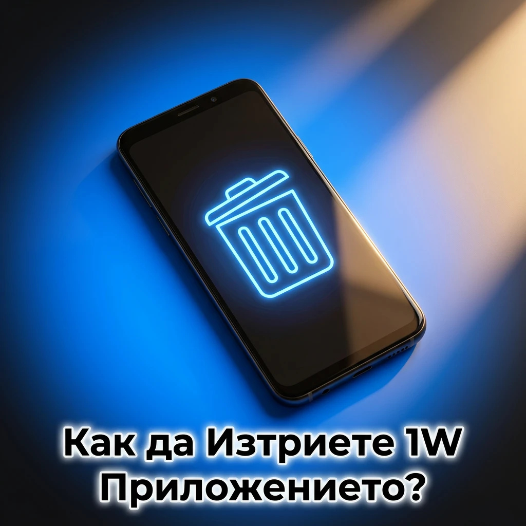 Ръководство за деинсталиране на 1W приложение от Android и iOS устройства