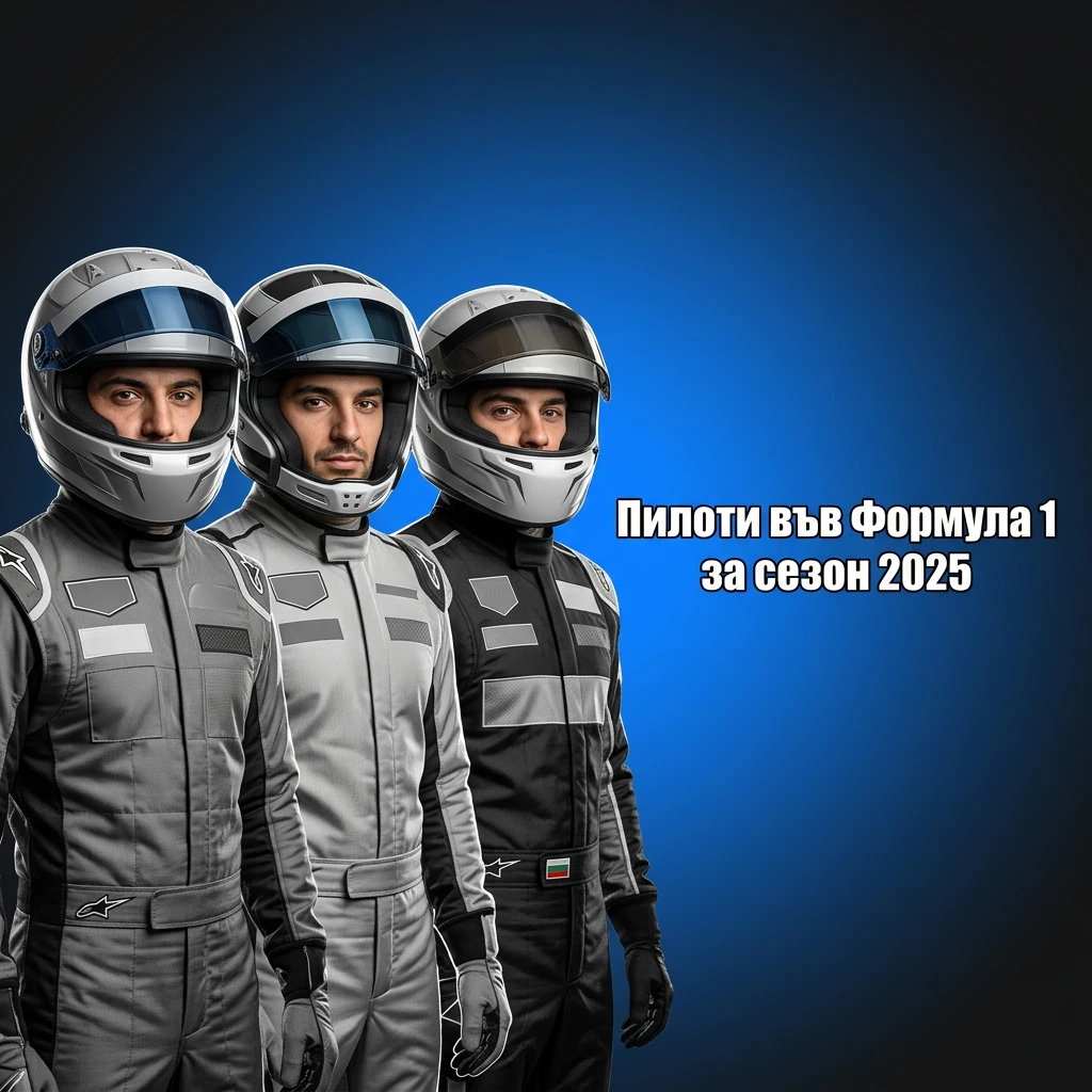 Таблица с пилоти и отбори във Формула 1 за сезон 2025 с коефициенти за световната титла