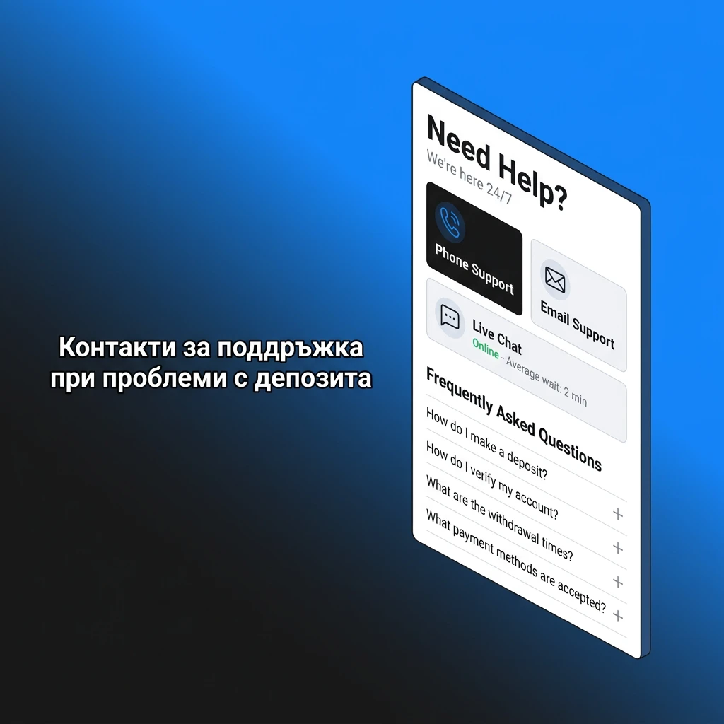 Екип за поддръжка на 1W – live чат, имейл и Telegram за помощ при проблеми с депозит