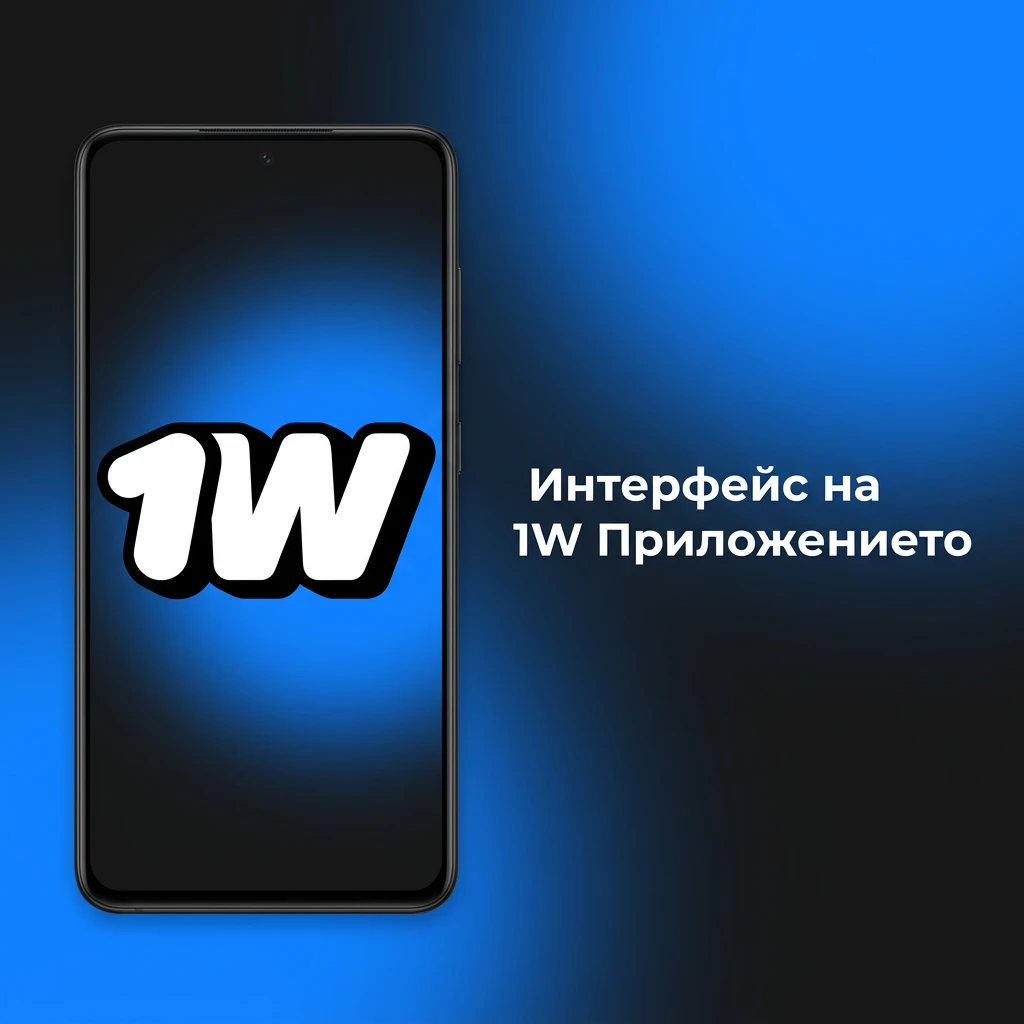 Интерфейс на 1W приложението с лесна навигация, адаптирано меню и игрово лоби за сензорни екрани