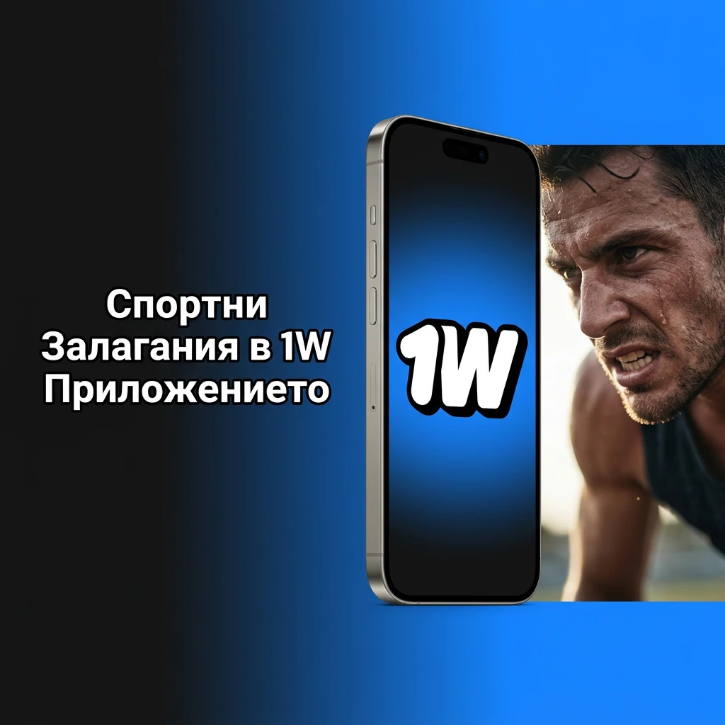 Спортни залагания в 1W приложение – футбол, баскетбол, тенис, eSports и още спортове