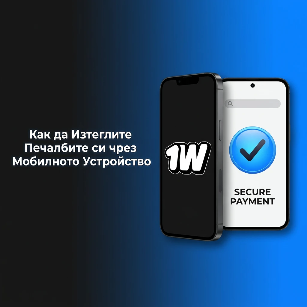 Теглене на печалби от 1W чрез мобилно устройство – стъпки за успешна транзакция