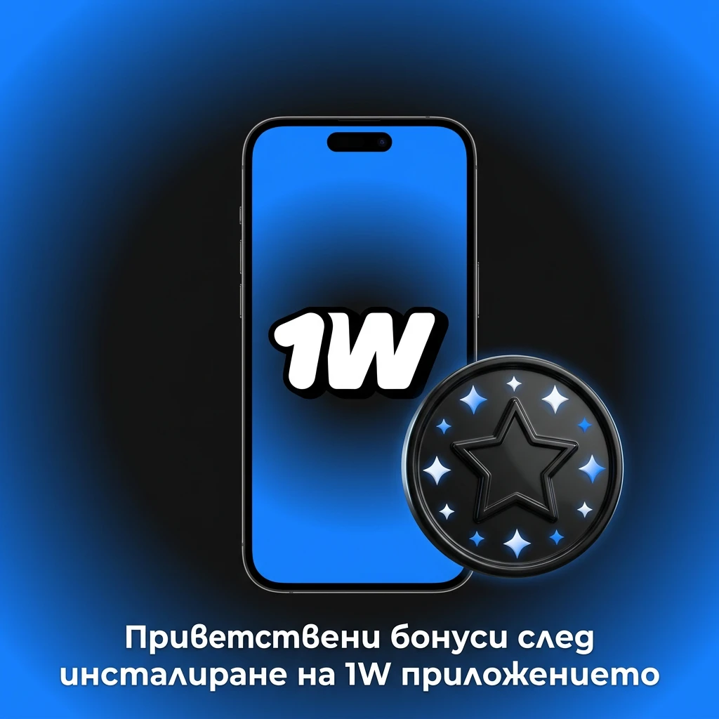 Приветствен бонус пакет в 1W приложение: 600% на 4 депозита и 500 free spins