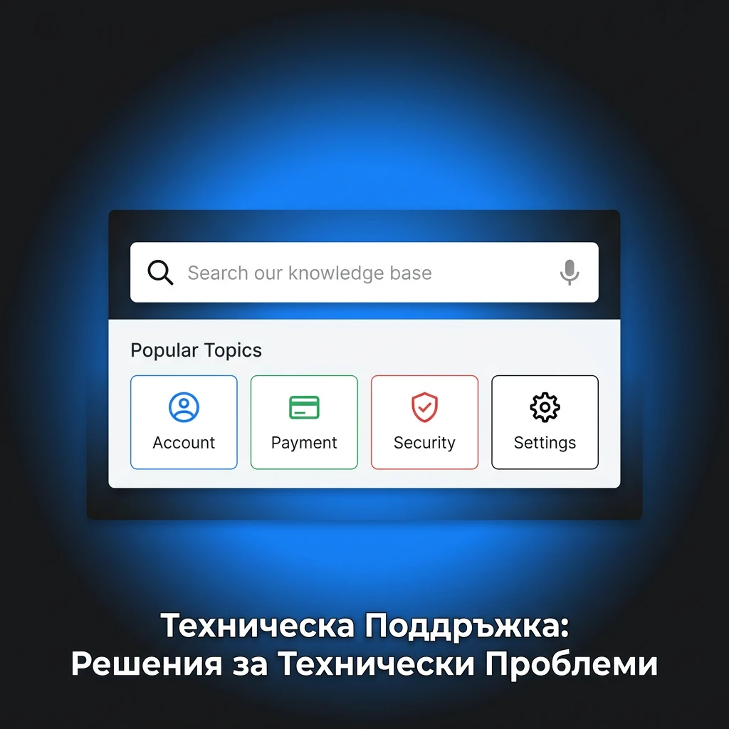 Техническа поддръжка за проблеми с акаунт, плащания и грешки в платформата – решения до 72 часа