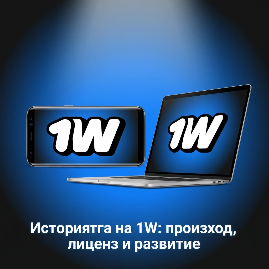 Логото и историята на 1W казино – лиценз от Кюрасао, основано 2020 г.