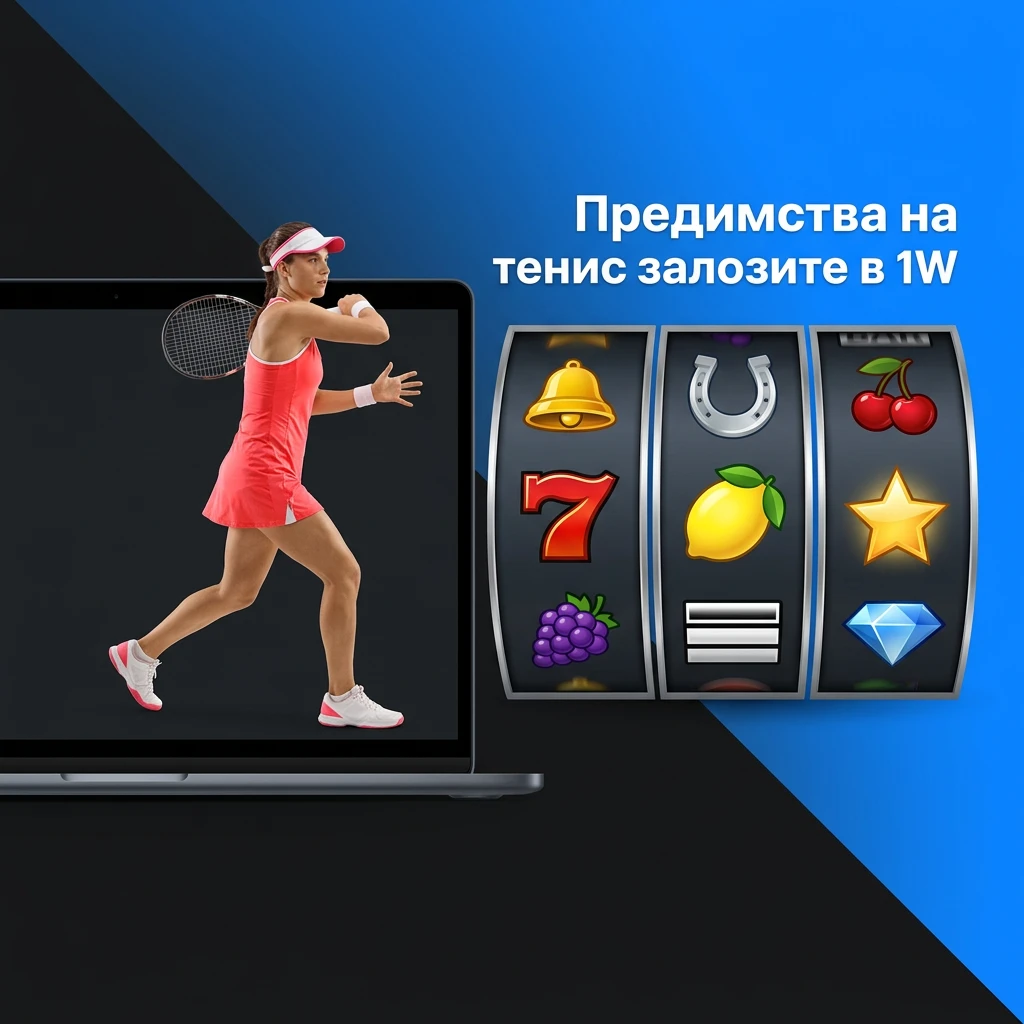 Предимства на тенис залози в 1W: широко покритие, живи залози, конкурентни коефициенти и бързи плащания