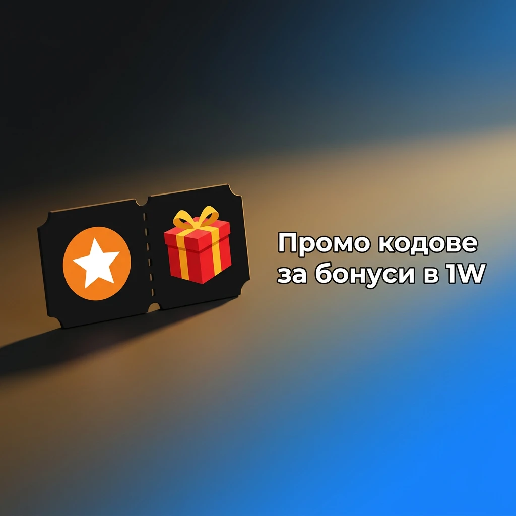 Промо кодове за бонуси в 1W – въведи код при регистрация или депозит за допълнителни оферти