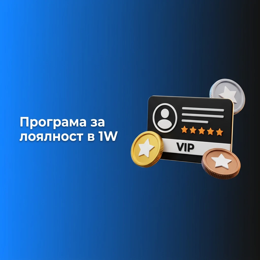 Програма за лоялност 1W – VIP нива, точки, кешбек и ексклузивни привилегии за редовни играчи