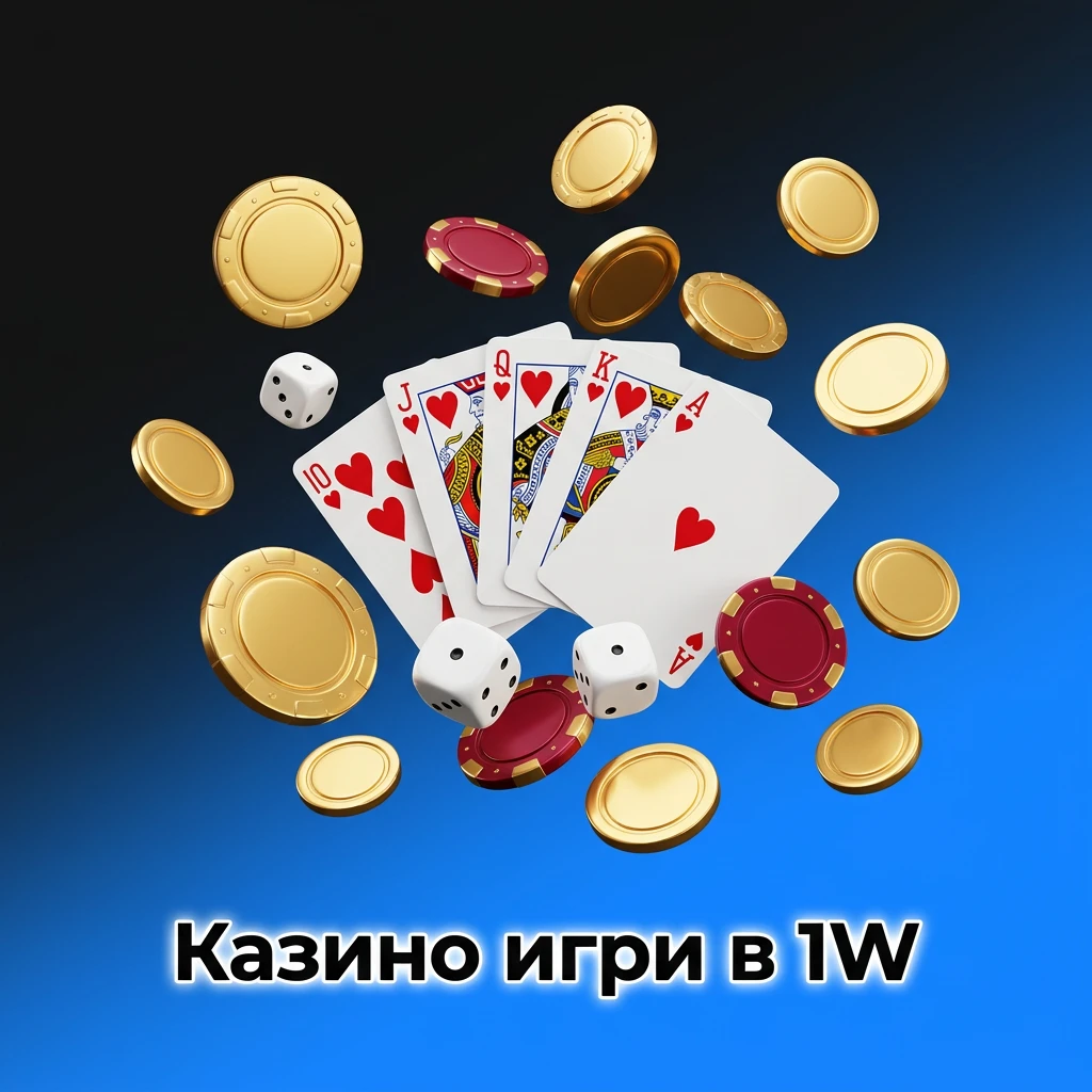 Казино игри в 1W – слотове, рулетка, блекджек, покер и живи дилъри за български играчи