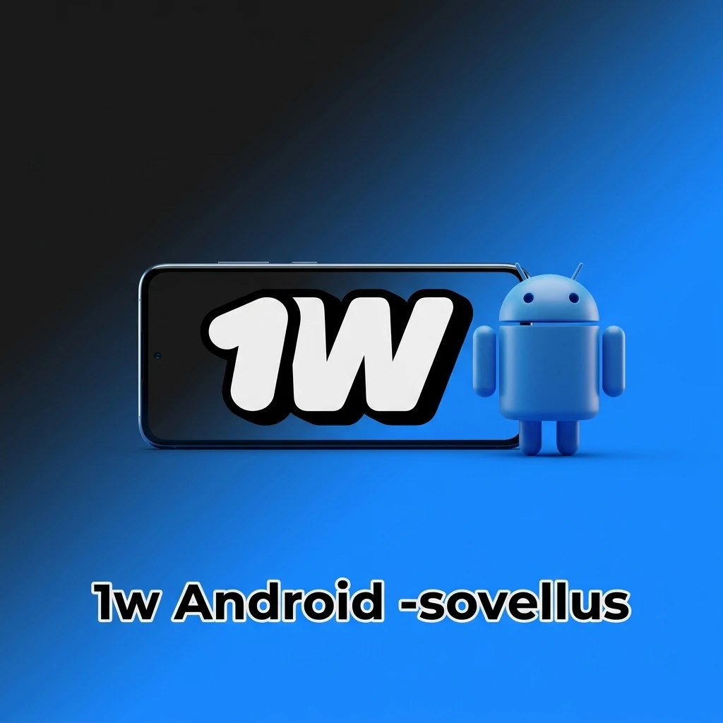 1w Android -sovellus mobiilivedonlyöntiin ja kasinopeleihin – ilmainen lataus