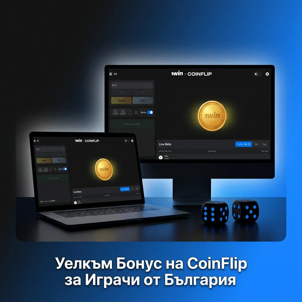 Уелкъм бонус до 600% на CoinFlip в 1W за българи – 500 безплатни завъртания при депозит от 10 лв.