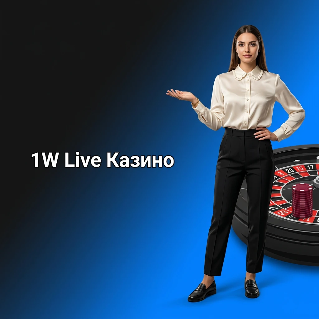 1W Live Казино с реални дилъри – рулетка, блекджек, бакара, покер и шоу игри на живо