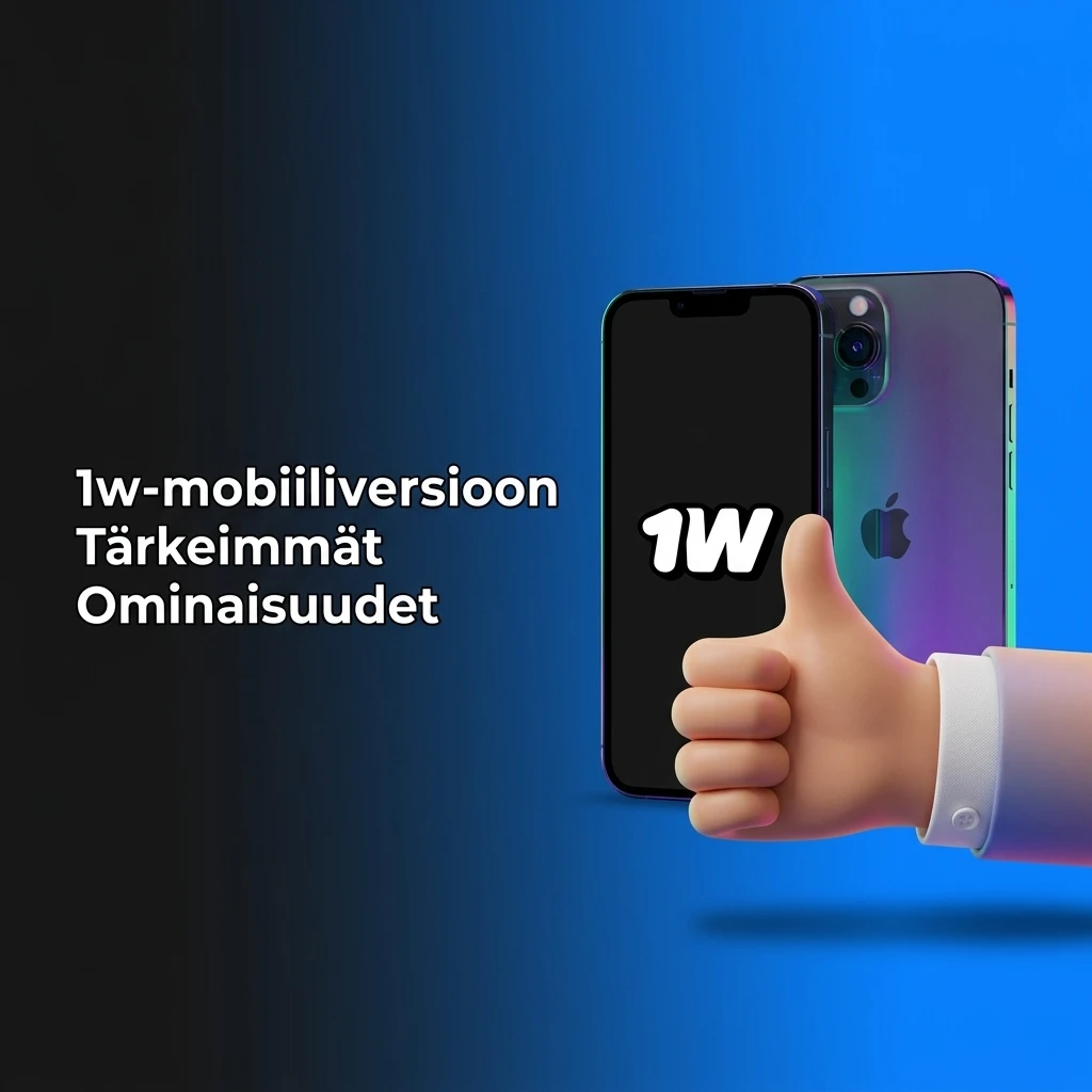 1w mobiilisovelluksen tärkeimmät ominaisuudet suomalaisille pelaajille: pelivalikoima, bonukset ja kryptomaksut