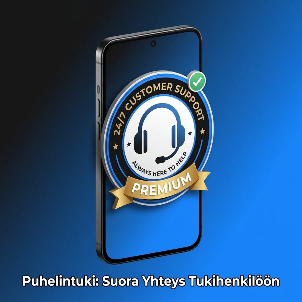 Puhelintuki yhdistää sinut suoraan asiakaspalvelijaan kiireellisissä tili- ja maksukysymyksissä