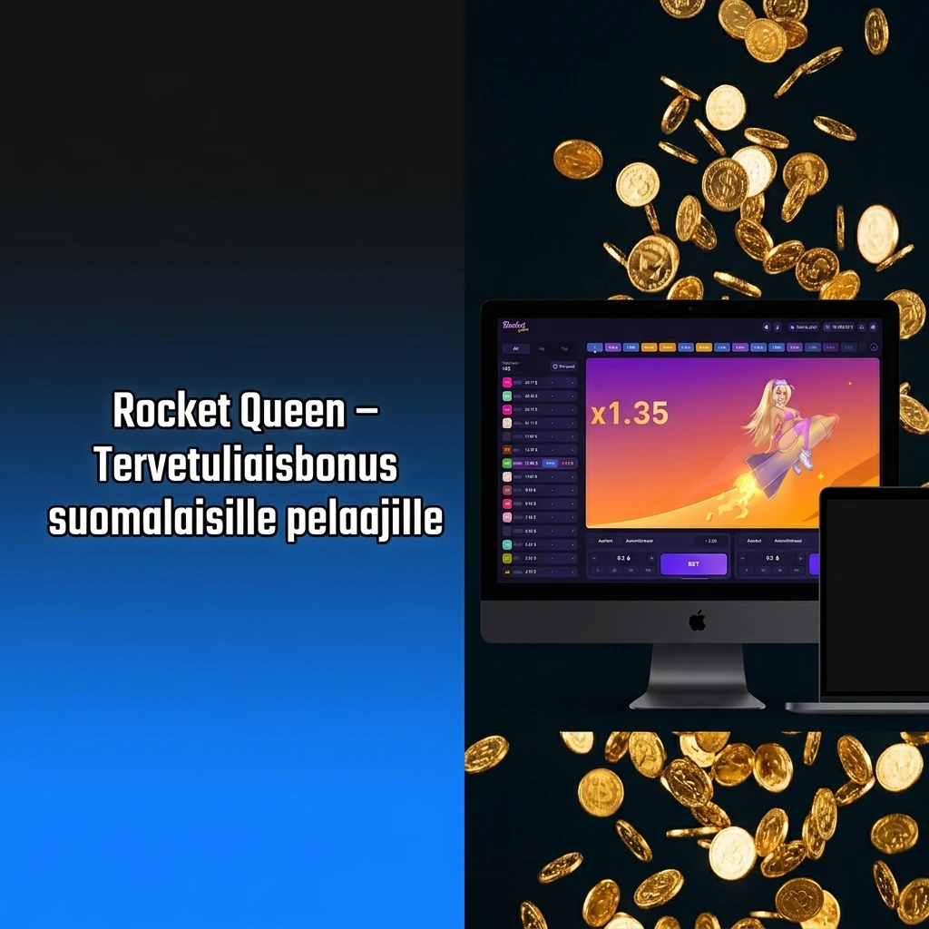 Rocket Queen -tervetuliaisbonus 600% ja 500 ilmaiskierrosta suomalaisille pelaajille neljälle talletukselle