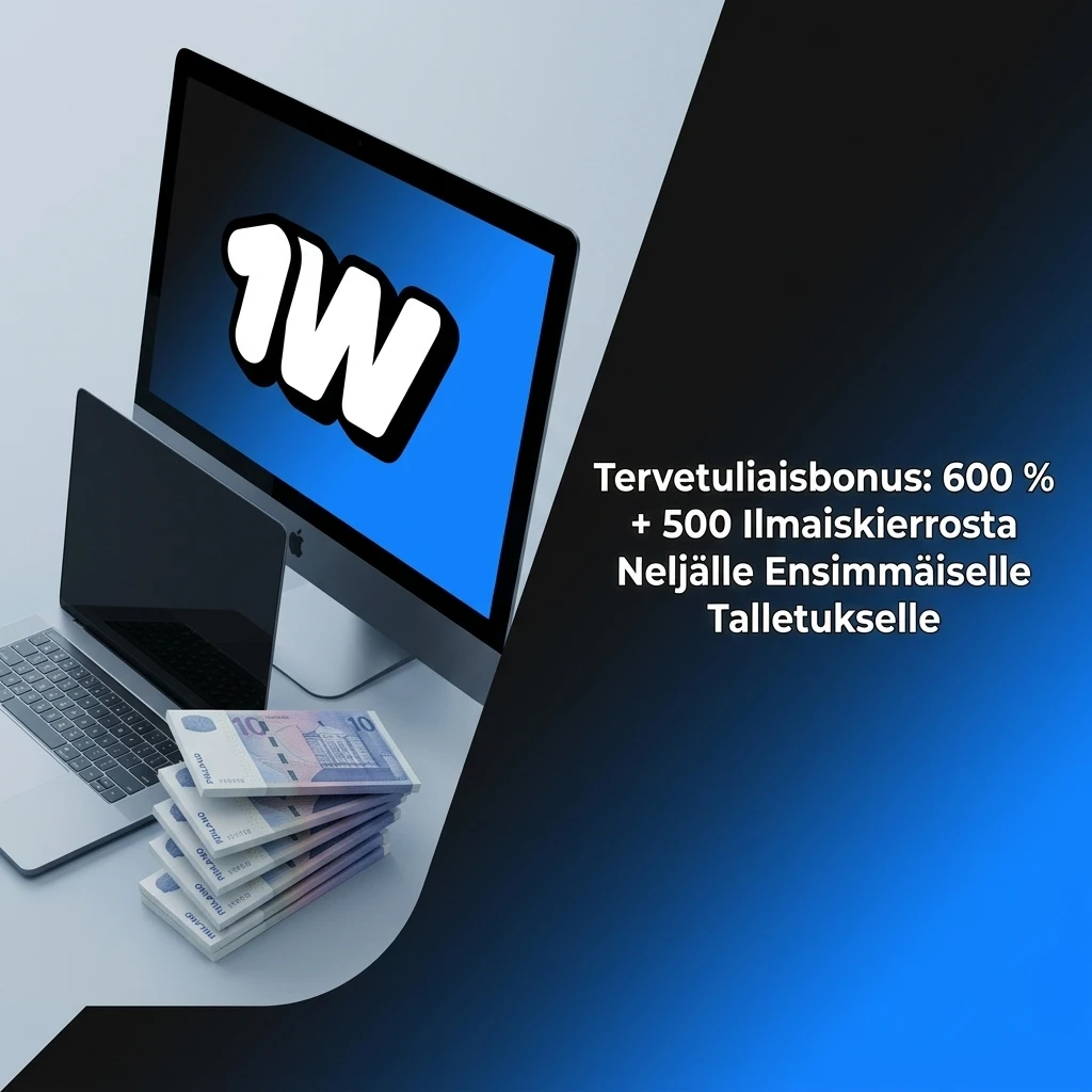 Tervetuliaisbonus 600% ja 500 ilmaiskierrosta neljälle ensimmäiselle talletukselle kasinolla