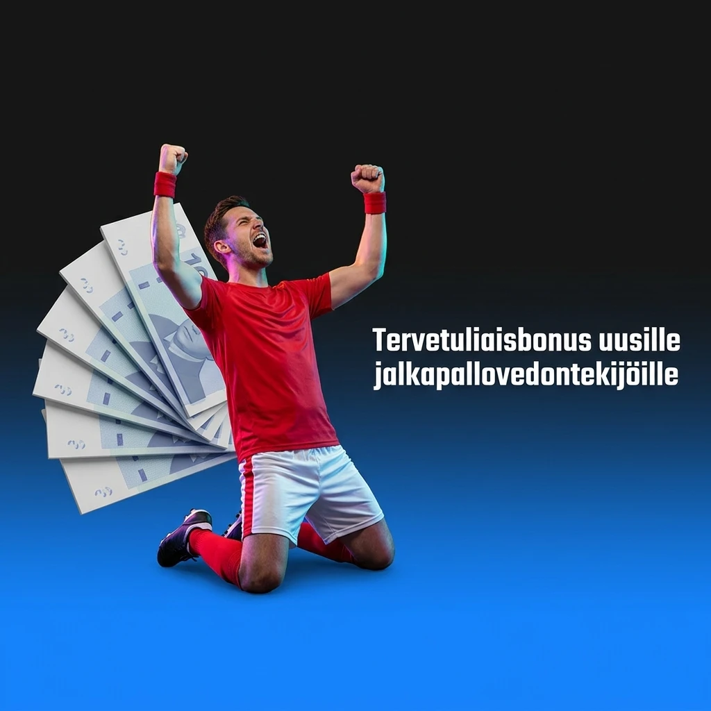 1w tervetuliaisbonus 600% + 500 ilmaiskierrosta uusille jalkapallovedontekijöille neljälle talletukselle