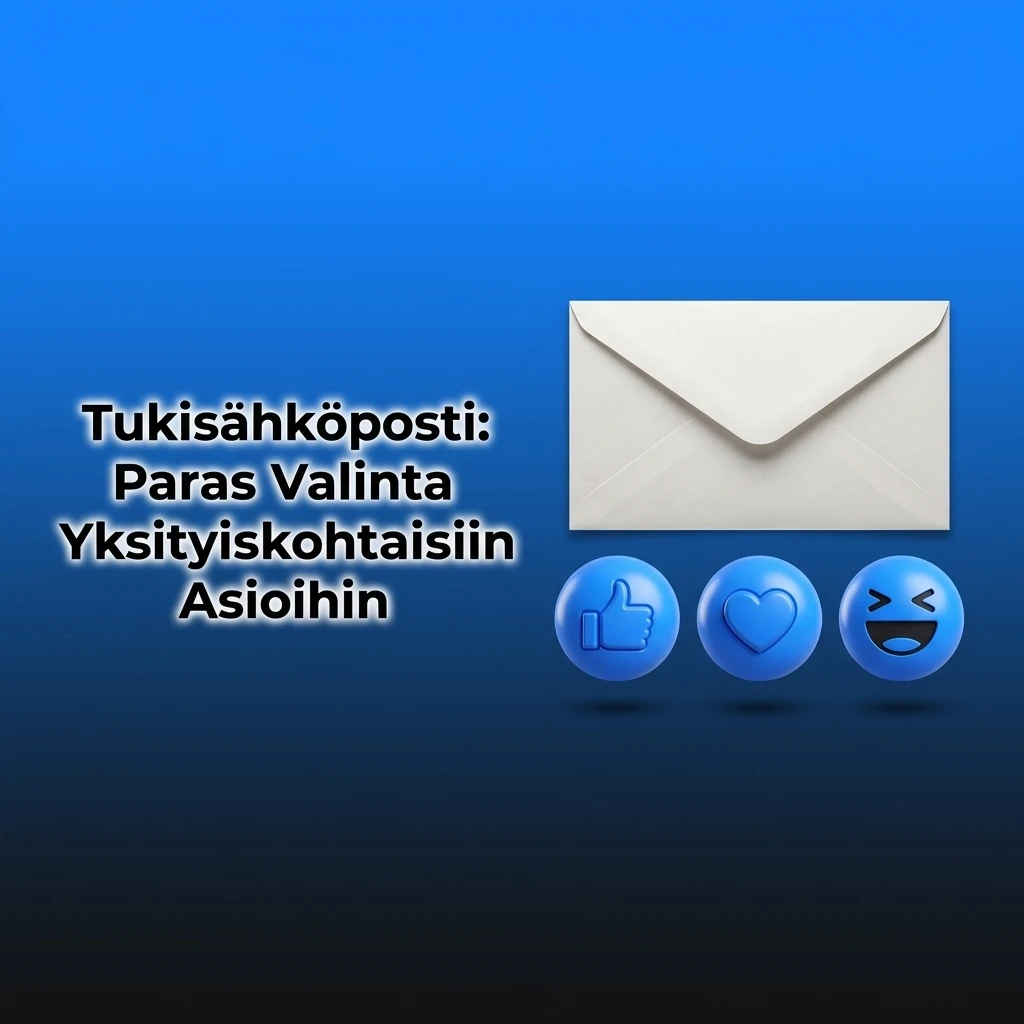 Tukisähköposti asiakaspalveluun – lähetä liitteet ja dokumentit nopeasti oikeaan osoitteeseen