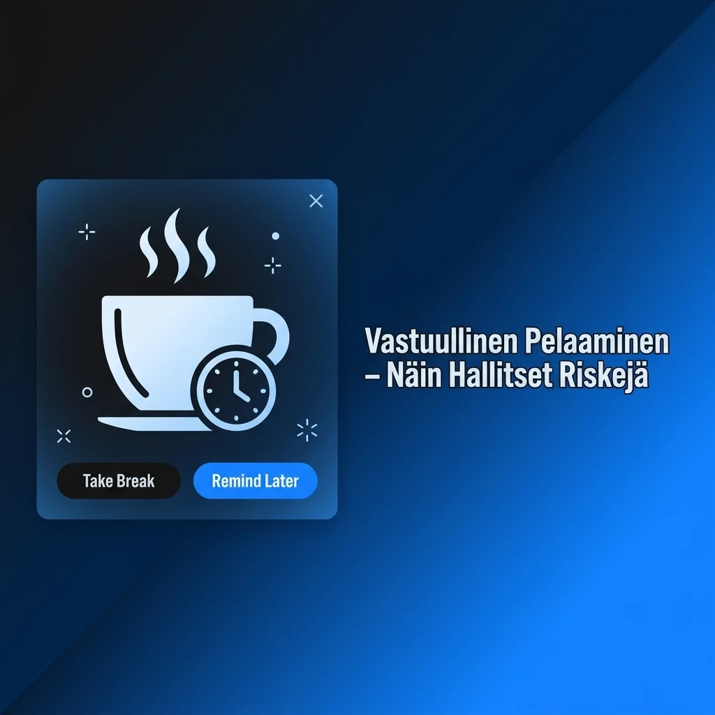 Vastuullinen pelaaminen: hallitse riskejä budjetilla, rajoitustyökaluilla ja tauoilla Peluurin tuella.