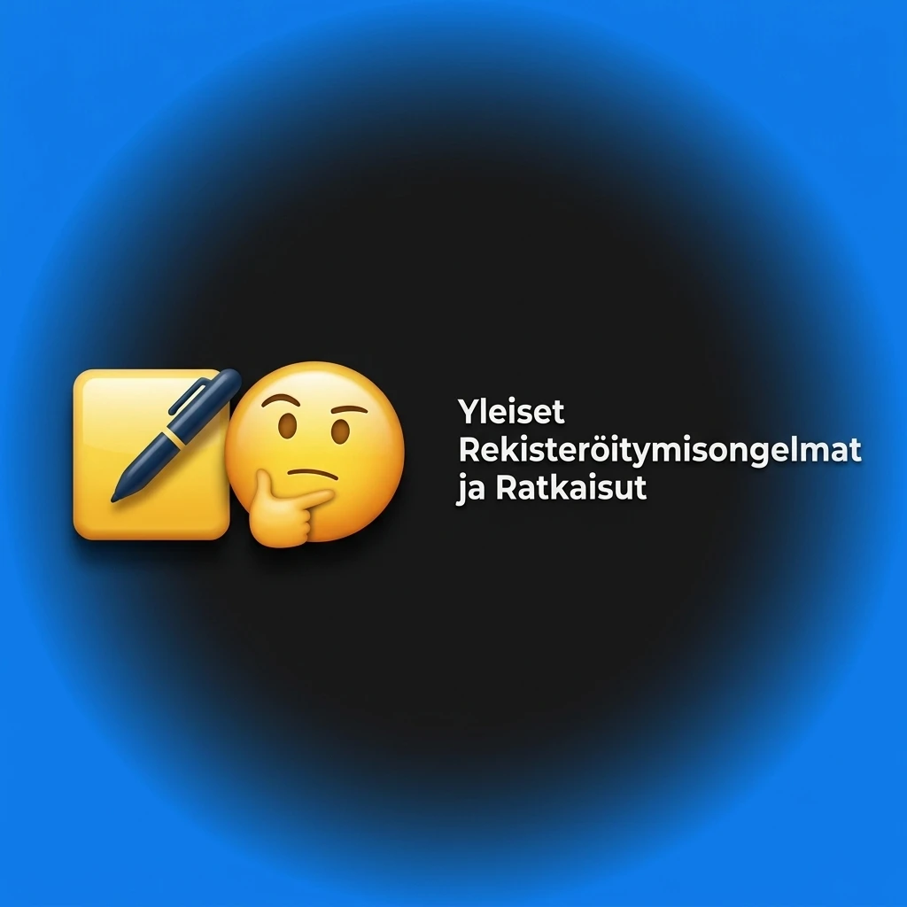 Yleisten rekisteröitymisongelmien ratkaisut: sähköposti, henkilötiedot, maksutapa ja kirjautumisvaikeudet