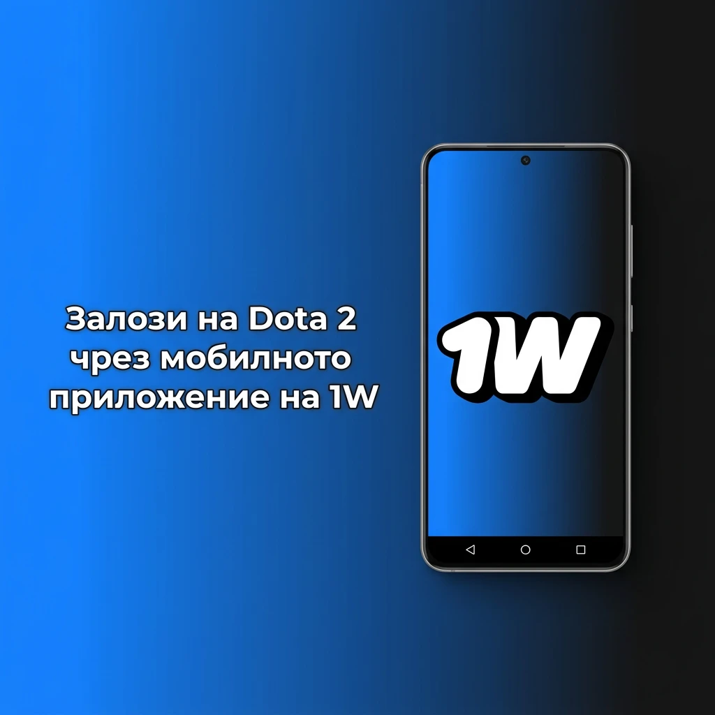 Залози на Dota 2 чрез мобилното приложение на 1W за Android и iOS с live залагане