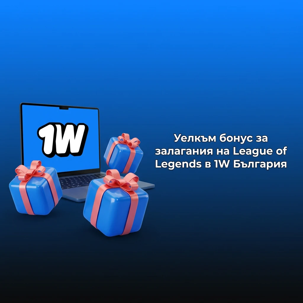 Уелкъм бонус до 600% на първите 4 депозита в 1W България за залагания на League of Legends