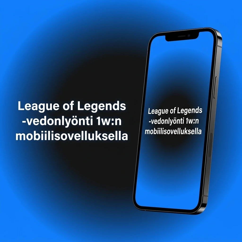 1w-mobiilisovellus League of Legends -vedonlyöntiin – lataa, asenna ja vedä livenä