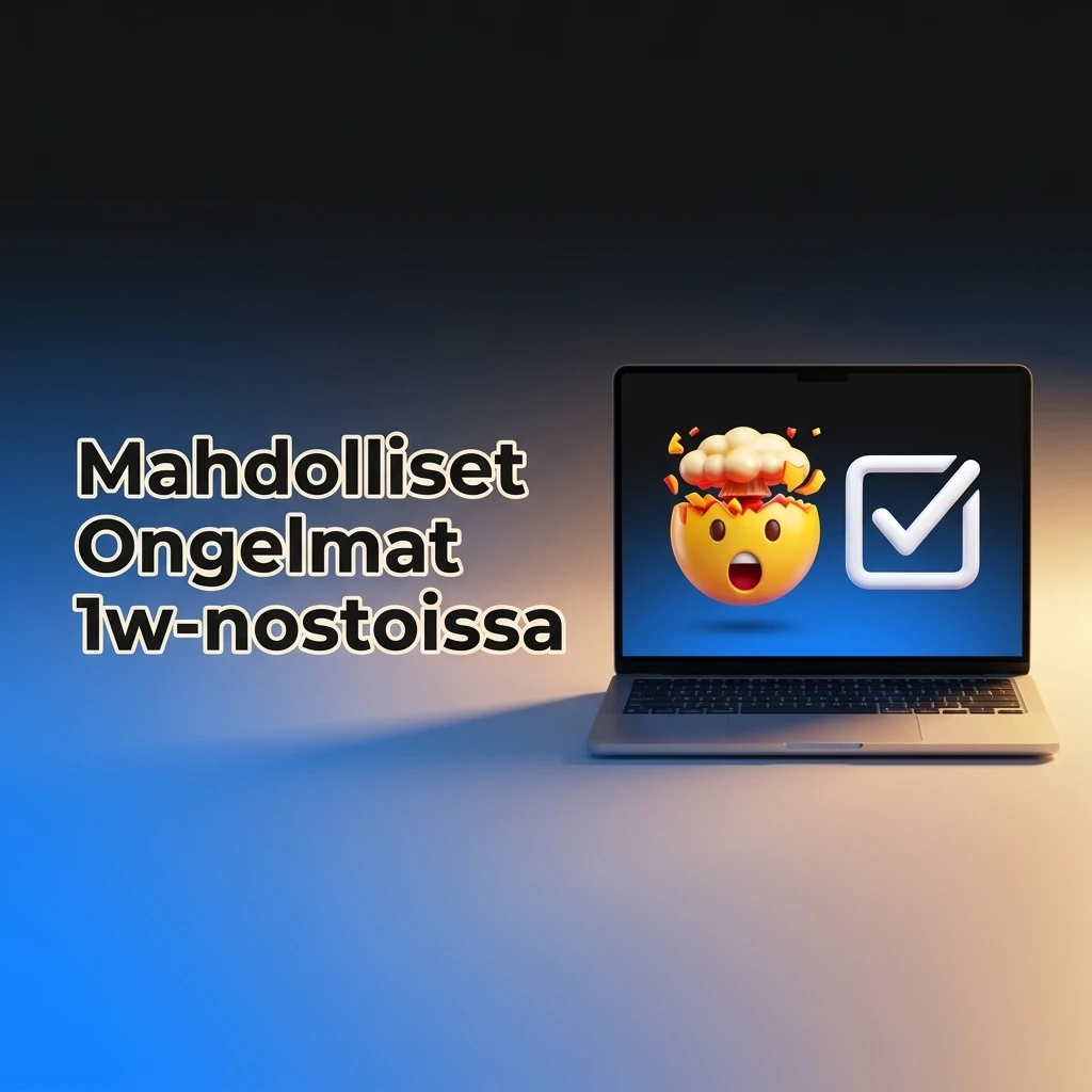 1w-kasinon nostojen yleiset ongelmat: viivästykset, vahvistukset, lompakko-osoitteet ja bonusehdot
