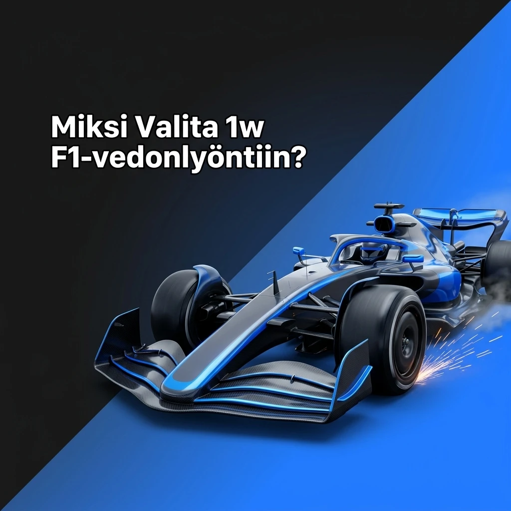 1w F1-vedonlyönti: laajat markkinat, kilpailukykyiset kertoimet ja live-veto suomalaisille pelaajille