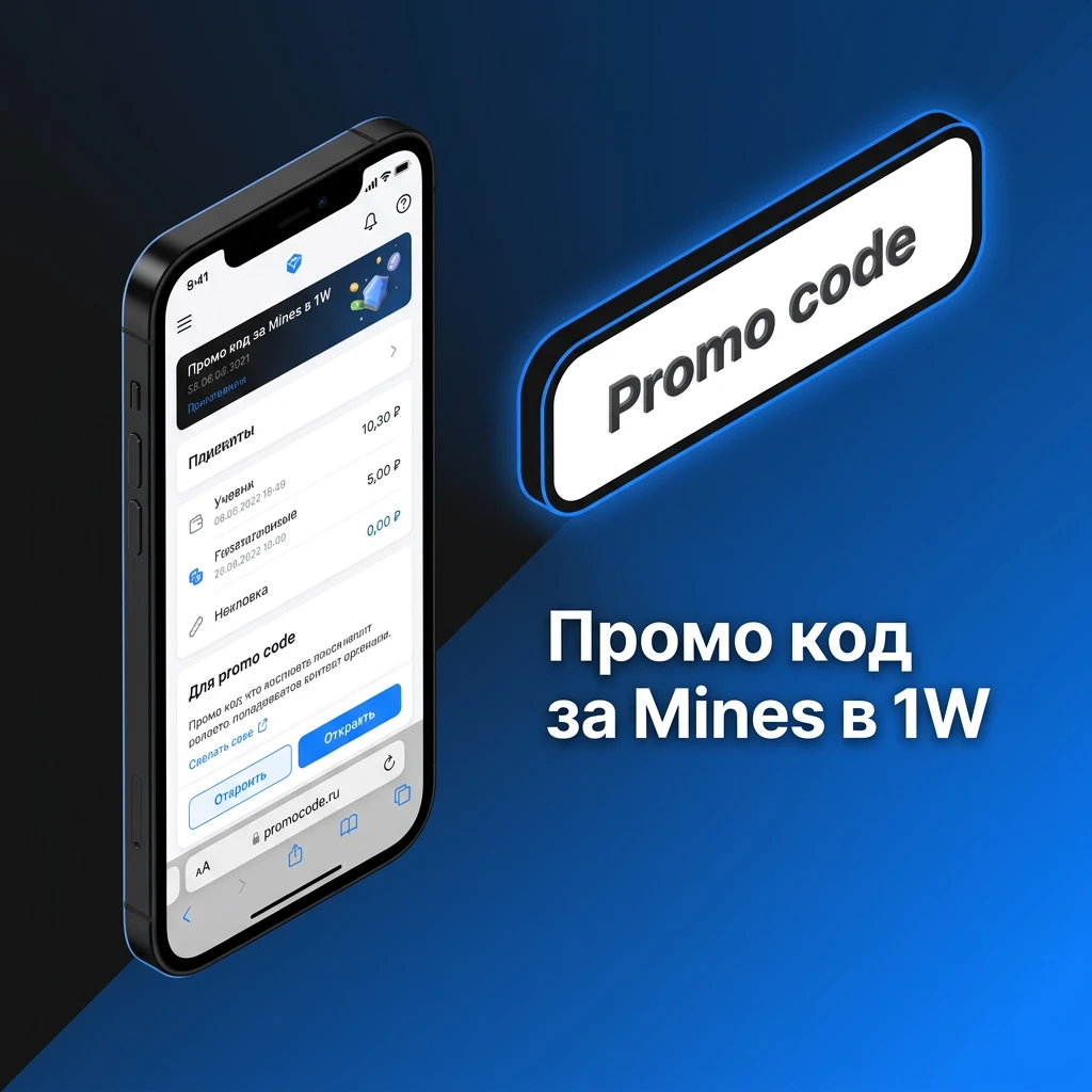 Промо код 1WBONUS за игра на Mines в 1W – активирай бонус средства при регистрация