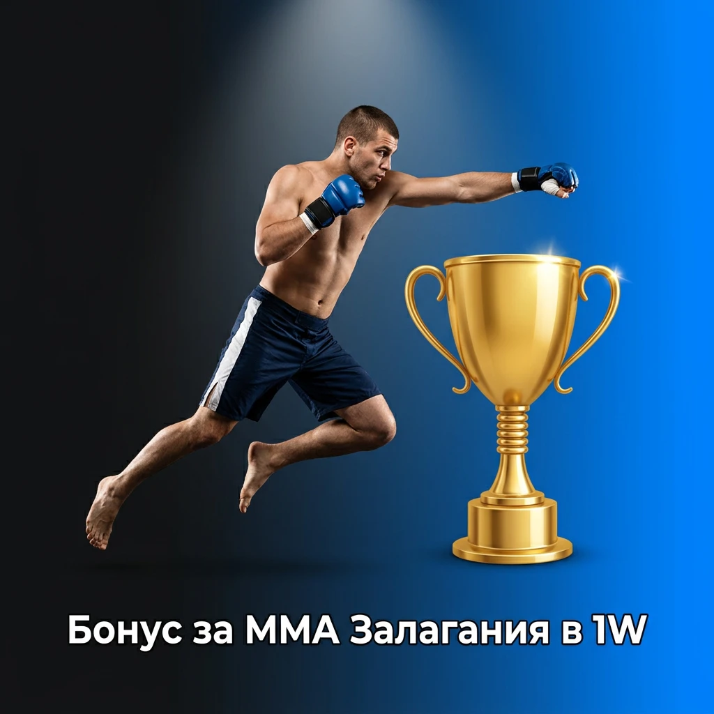 Бонус за MMA залагания в 1Win – специална промоция за нови потребители при първи депозит