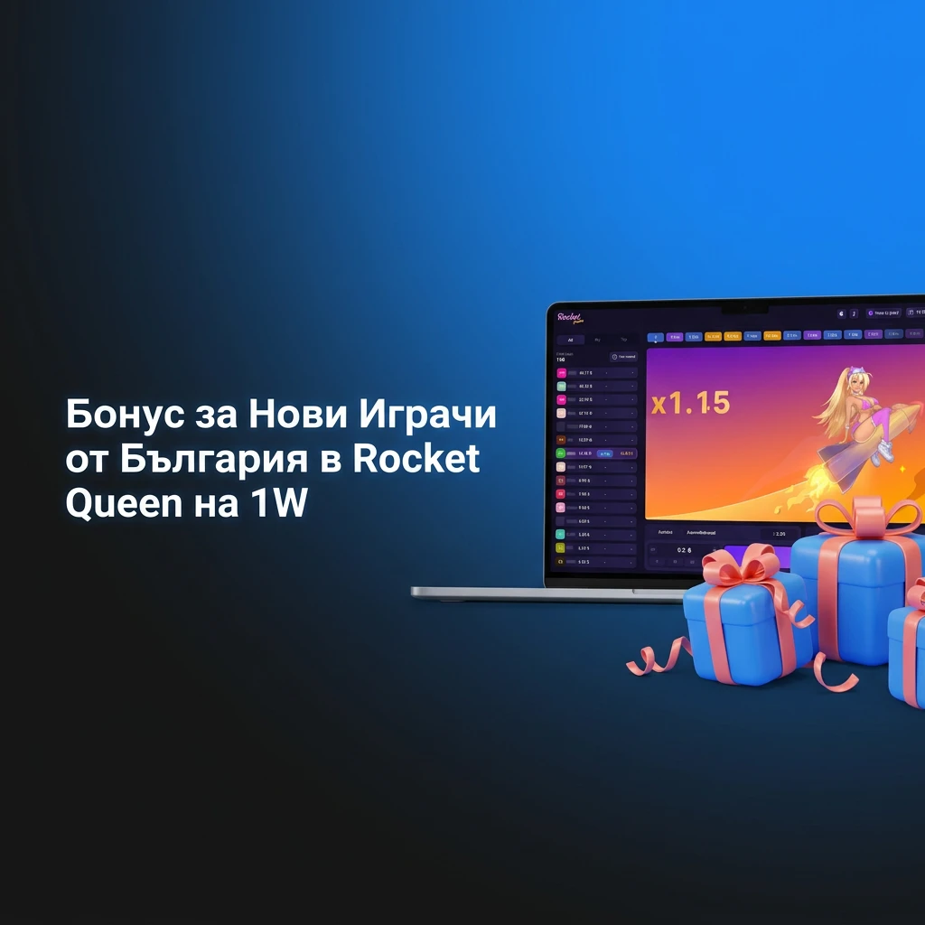 Бонус до 600% и 500 безплатни завъртания за нови играчи от България в Rocket Queen на 1W