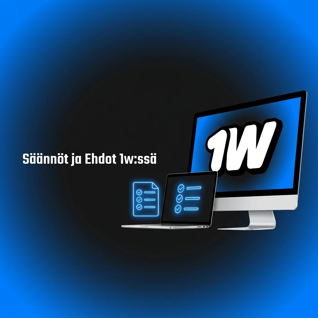 1w kasinon säännöt ja ehdot: ikäraja, KYC-vahvistus, bonusten kierrätys ja vastuullinen pelaaminen