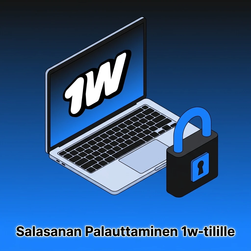 1w-tilin salasanan palauttaminen sähköpostin tai puhelinnumeron avulla kirjautumissivulla