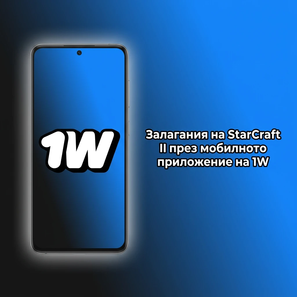 Залагания на StarCraft II през мобилното приложение на 1W за Android и iOS