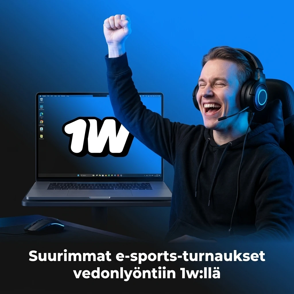 E-sports-turnaukset 1w:llä: CS2, Dota 2, LoL, Valorant ja muut suurimmat kilpailut vedonlyöntiin