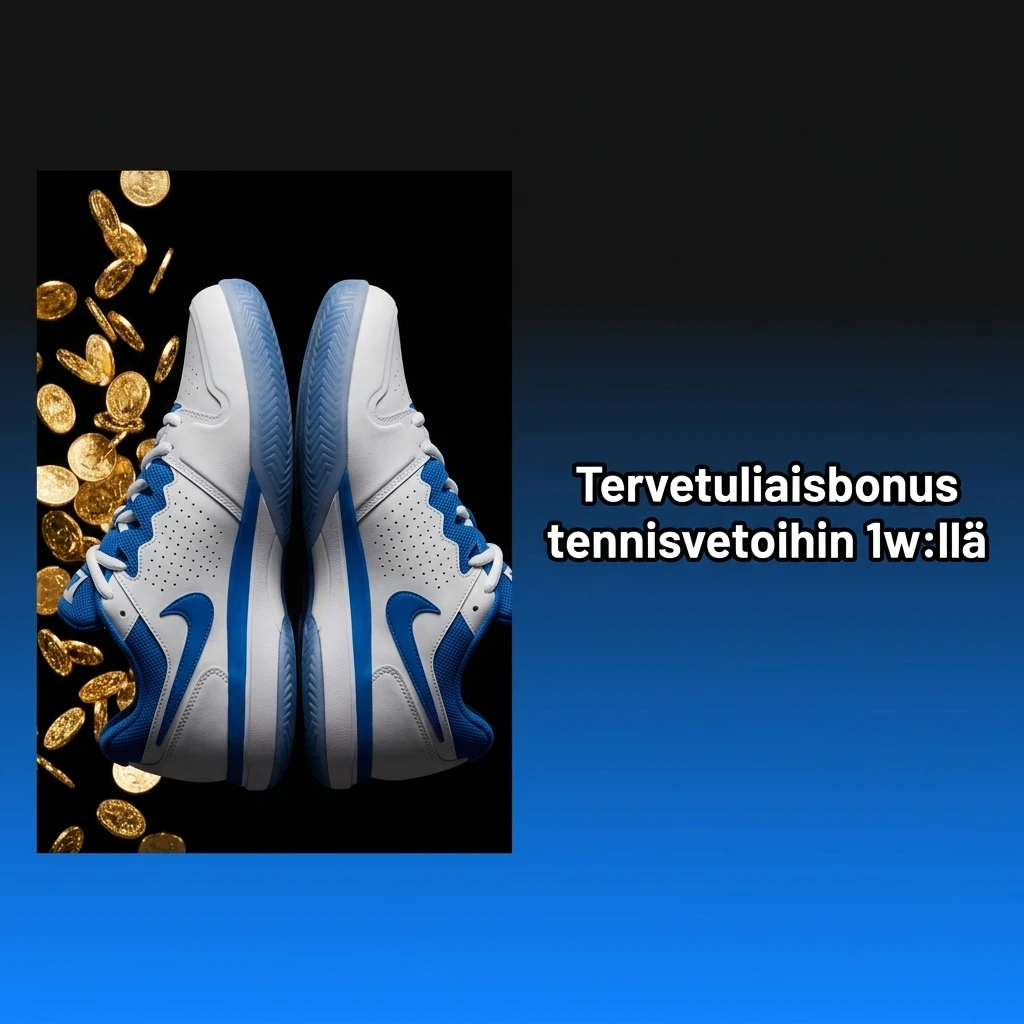 1w tervetuliaisbonus urheiluvedonlyöntiin uusille käyttäjille – hyödynnä myös tennisvedoissa