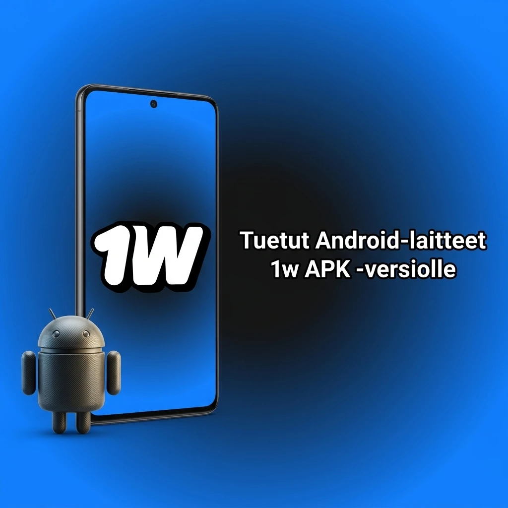 Tuetut Android-laitteet 1w APK -versiolle: Samsung, Sony, Huawei, OnePlus, Google, Xiaomi ja muut