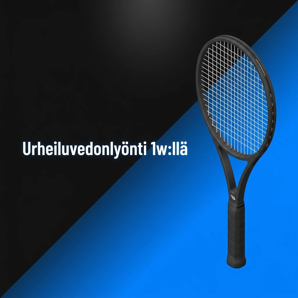 1w urheiluvedonlyönti – yli 30 lajia kattava palvelu jalkapallosta esportsiin
