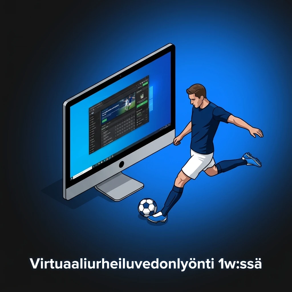 Virtuaaliurheiluvedonlyönti 1w:ssä: jalkapallo, hevoset, koripallo ja jääkiekko ympäri vuorokauden